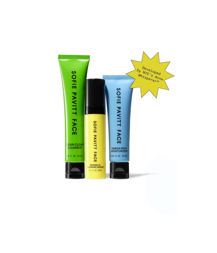 Clear Skin Trial Set: Cleanse, Treat, & Hydrate Minis Set
